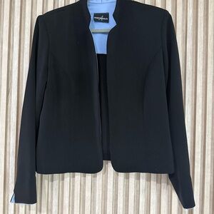 Positive Attitude Black Blazer Structured Suit Jacket